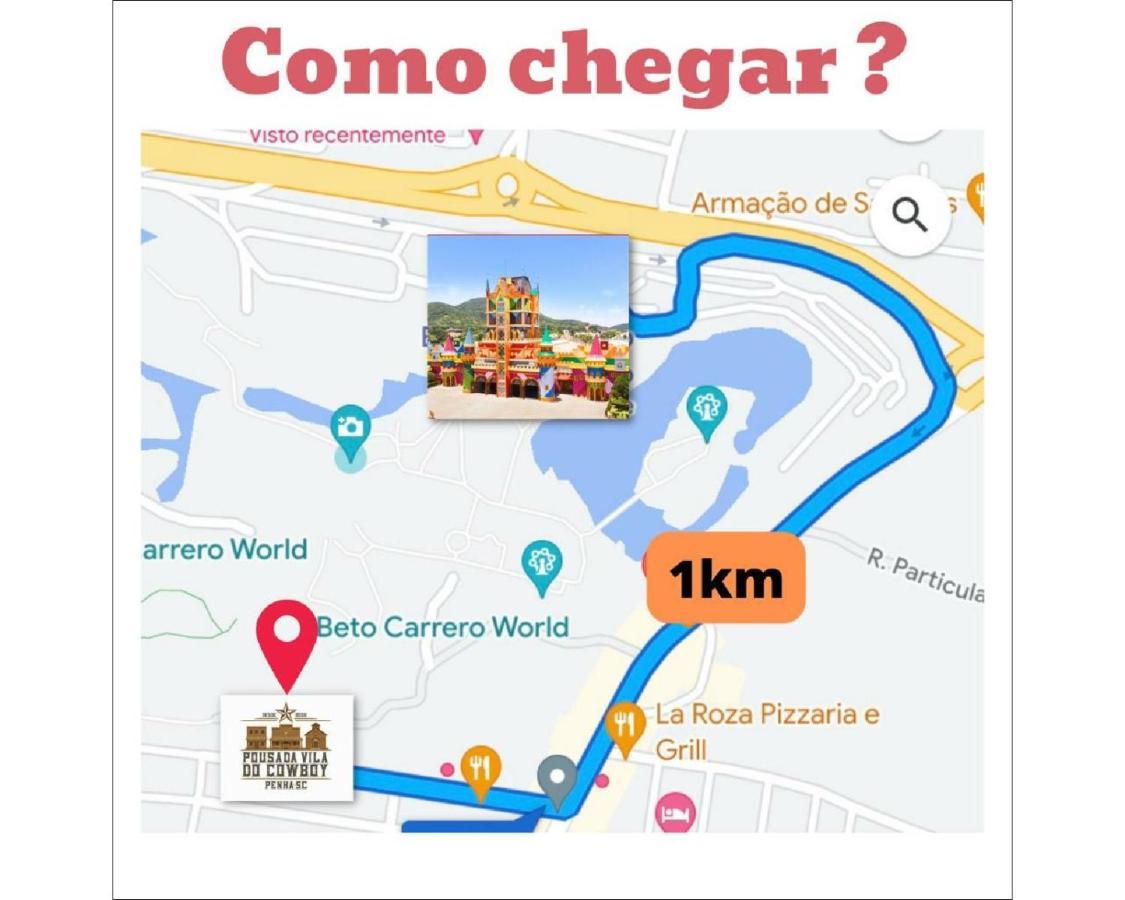 Pousada Vila Do Cowboy Penha  Eksteriør billede